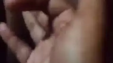 Fingering Hairy Pussy Of Indian Wife