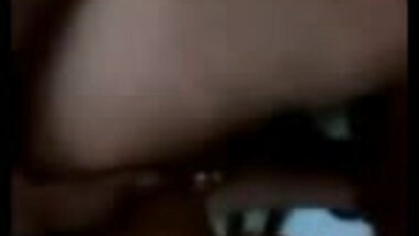 Desi Bhabhi in Red dress Boob Press and Blowjob