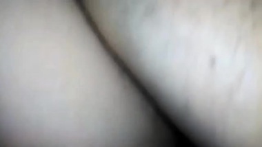 Close up banging at home