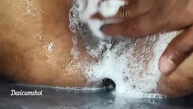 Pushpa Bhabhi Pussy Fingered During Bathing In Her Bathroom