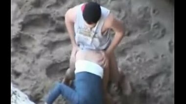 Goa college student outdoor sex in sea beach MMS