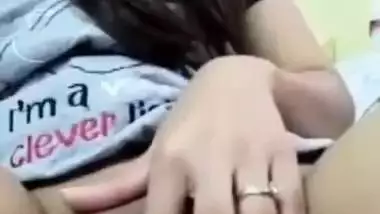 Cute girl showing to lover