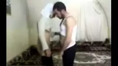 Amateur Muslim wife fucked in standing position