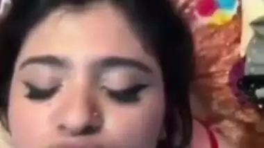 Sexy Indian Girl Facial
