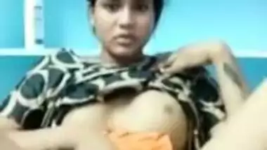 Cheating Malayali wife naked fingering video call with BF