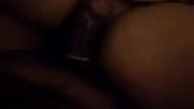 indian Aunty doing blowjob to her Partner