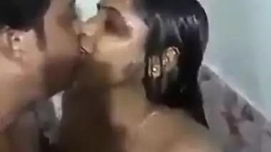 Desi sexy bhabi bath with devar