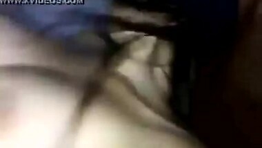 Pretty girl fucking boyfriend in home