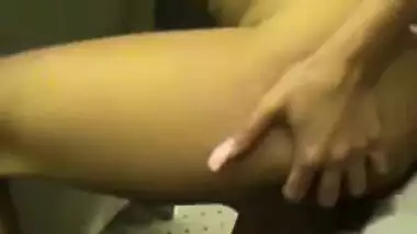 indian girl in changing room with white bf