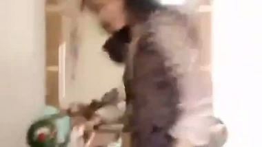 Wife’s blowjob and nude GF on video call sex