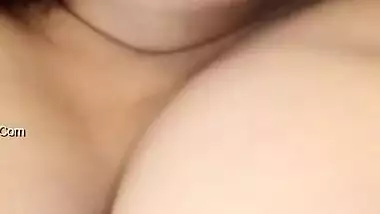 Today Exclusive- Sexy Desi Girl Showing Her Boobs On Video Call