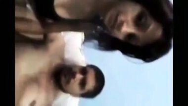 Delhi Girl Stroking Cock In Terrace