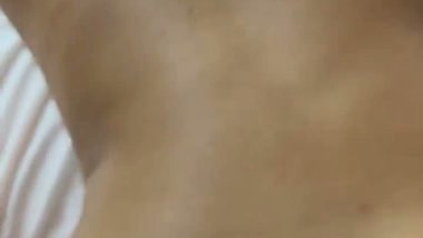 Couple enjoys the view while fucking in the porn mms