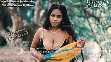 Sreetama Open Boobs in Jungle Uncut Naari Magazine