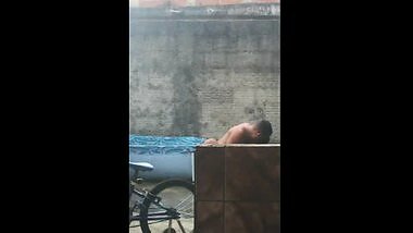 NRI girl making sex tape in swimming pool