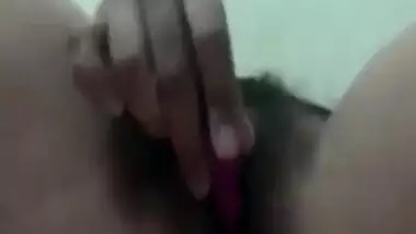Desi horny girl touching herself in her bedroom