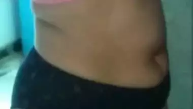 Wife dress changing nice boobs