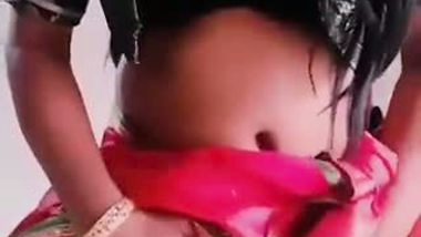 Hot shemale lady squeezes her boobs and jerks in HD bf MMS