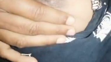 Very sexy girl squeeze her boob