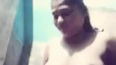 BD sexy girl showing her huge boobs and hairy pussy