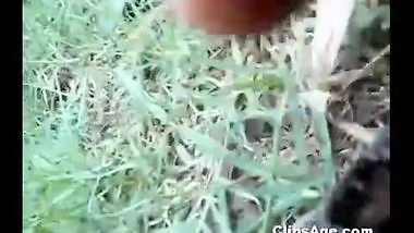 Indian village whore getting her big boobs sucked and fucked in fields MMS video