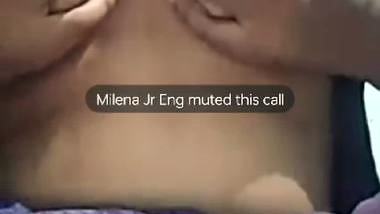 Famous mallu girlfriend boobs show on video call