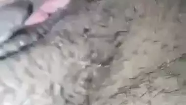 Desi girl poses nude in front of a mirror