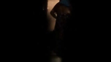 Indian maid dress change watched from key hole