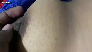 Sexy telugu Wife Boobs Pressing