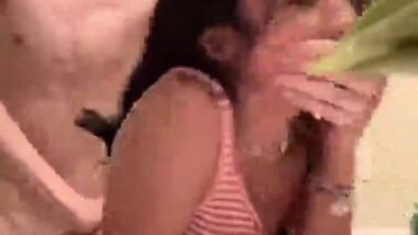 NRI Desi Teen Student Getting Backshots by Foreign Boy in the Bathroom