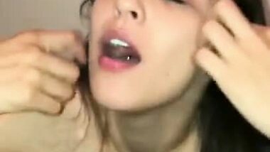 indian girl suck hard big dick & cum eat