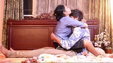 South Indian young bhabhi boob pressed by devar