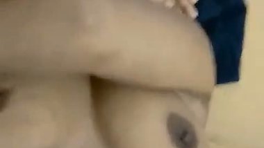 Punjabi busty MILF porn sex with husband friend