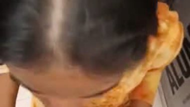 Young desi XXX girl sucks her boss’ cock in his house MMS