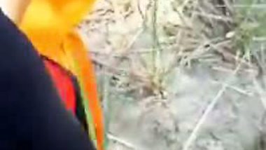 Sexy pussy girl in jungle