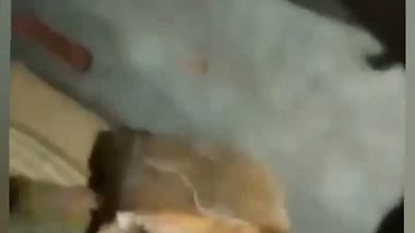 Man presses desi lady’s tight boobs in Bangla sex video