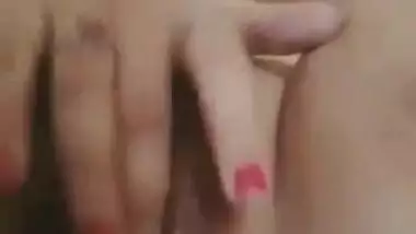 Paki Gf pussy fingering on cam video