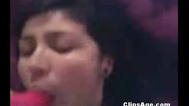 Pakistani girl Reena sucking dick of her boyfriend