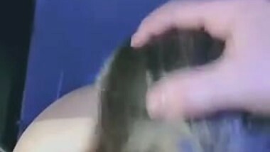 He pissed her in the Face and mouth, and then finished deliciously