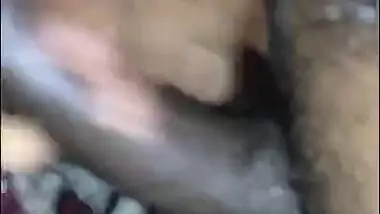 Young Desi maid sucking dick with pleasure