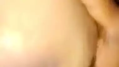 Desi wife big boobs playing by self with hubby