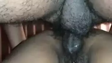 Nice view of fucking a fatty pussy and cumming