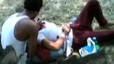 Indian couples in park