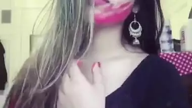 sexy desi babe hot expression in HOLI