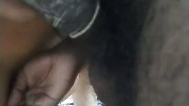 Horny mistress sucks her servant’s dick in local sex MMS