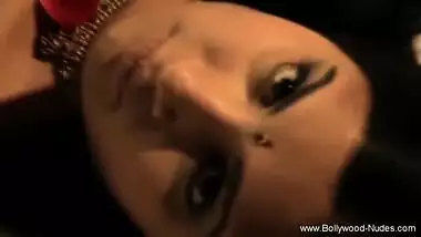 Sexy Brunette Babe Belly Dancing For You Feeling The Moment