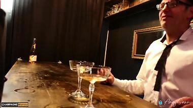 THE BAR EXPERIENCE HUMAN TOILETT BARKEEPER part 2 - ChampagneMistress
