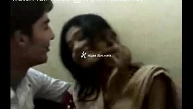 Cute Couple Dinner And Kissed