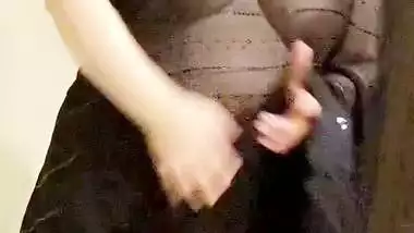 Transparent saree boobs show and naked video of busty wife