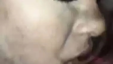 Blonde hair Indian girl boobs show viral MMS
